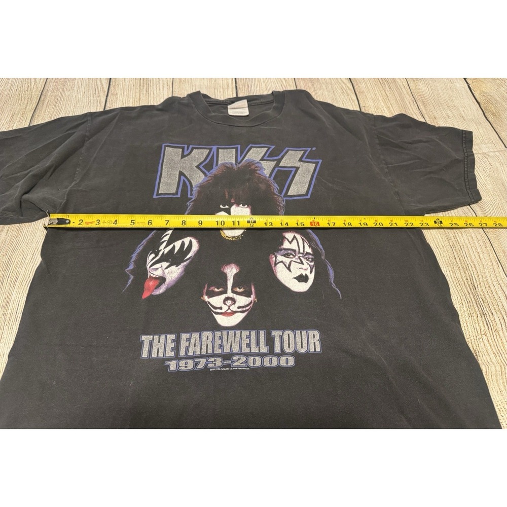 Vintage 2000 KISS The Farewell Tour T-Shirt Hanes Heavyweight Size XL GTub32 - Picture 4 of 7